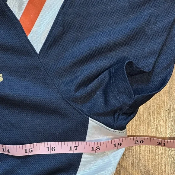 NFL Team Apparel Navy Jersey with White and Orange Details Chicago Bears Forte - Picture 12 of 13